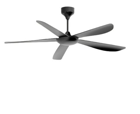 Demir bıçaklar Modern LED Tavan Ventilatörü 55 Inch Tavan Ventilatörü Işıkla