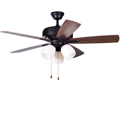 Klassik Antik Bakır Tavan Ventilatörü Hafif Çekme Zinciri AC Motoru ile