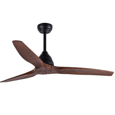 Restoran Amerikan Tavan Ventilatörleri Ağaç Tavan Ventilatörleri Işıksız