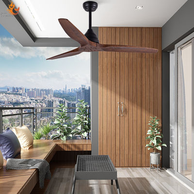 Restoran Amerikan Tavan Ventilatörleri Ağaç Tavan Ventilatörleri Işıksız