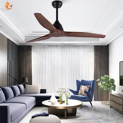 Restoran Amerikan Tavan Ventilatörleri Ağaç Tavan Ventilatörleri Işıksız