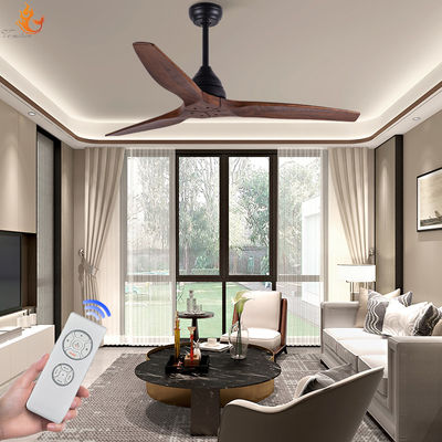 Restoran Amerikan Tavan Ventilatörleri Ağaç Tavan Ventilatörleri Işıksız