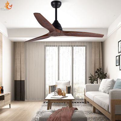 Restoran Amerikan Tavan Ventilatörleri Ağaç Tavan Ventilatörleri Işıksız