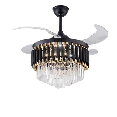 52 inç LED 20W Modern Çekici DC Motor Tavan Fanı Işıkla