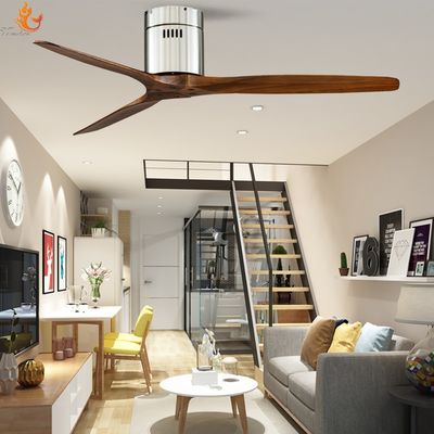 Yatak odası için uzaktan kumanda ile modern 52 inç DC motorlu tavan fanı