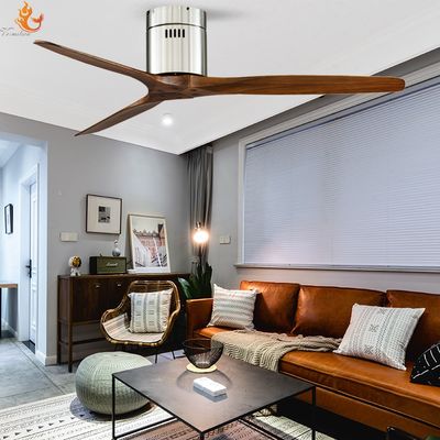 Yatak odası için uzaktan kumanda ile modern 52 inç DC motorlu tavan fanı