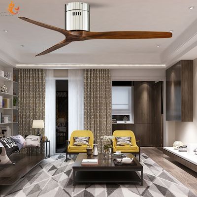 Yatak odası için uzaktan kumanda ile modern 52 inç DC motorlu tavan fanı