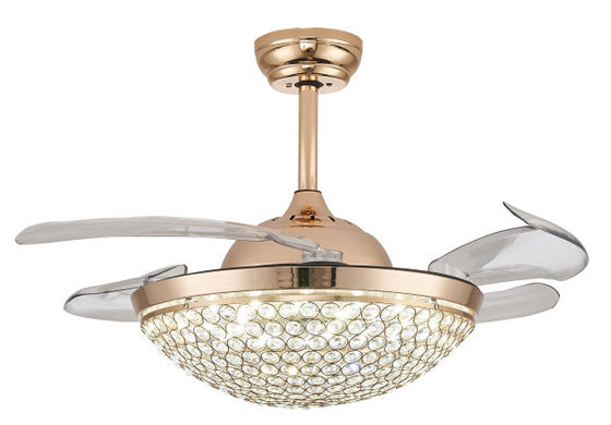 42 Inch LED 36W Renk Değişken Modern DC Motor Tavan Ventilatörü