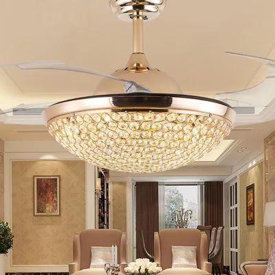 42 Inch LED 36W Renk Değişken Modern DC Motor Tavan Ventilatörü