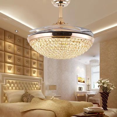 42 Inch LED 36W Renk Değişken Modern DC Motor Tavan Ventilatörü