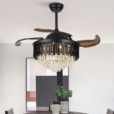 Modern 42 Inç Yüksek Kalite Akıllı Tavan Ventilatörü Işıklı DC Motor