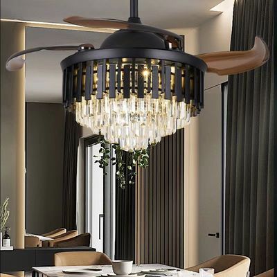 Modern 42 Inç Yüksek Kalite Akıllı Tavan Ventilatörü Işıklı DC Motor
