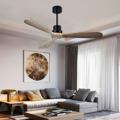 ECO 52 Katı Ahşap Tavan Ventilatörü Işıklı Doğal Ahşap Tavan Ventilatörü