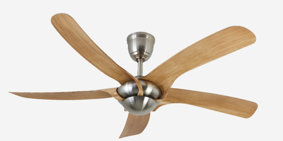 Gümüş ECO Avrupa Tavan Ventilatörleri 52in Enerji Tasarruflu Tavan Ventilatörü