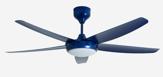 Mavi 56 Inch Modern DC Motor Tavan Ventilatörü Işıklı Uzaktan Kumanda