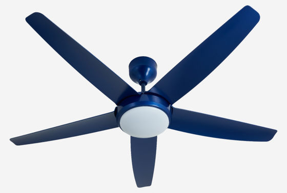 Mavi 56 Inch Modern DC Motor Tavan Ventilatörü Işıklı Uzaktan Kumanda