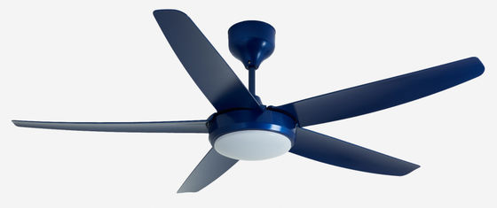 Mavi 56 Inch Modern DC Motor Tavan Ventilatörü Işıklı Uzaktan Kumanda