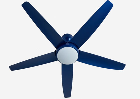 Mavi 56 Inch Modern DC Motor Tavan Ventilatörü Işıklı Uzaktan Kumanda