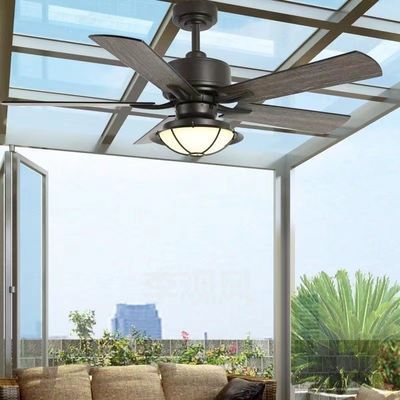 Plywood Blades Waterproof Ceiling Fan With Light Weatherproof Fans (Açık Hava Durumuna Karşı Dayanıklı Fanlar)