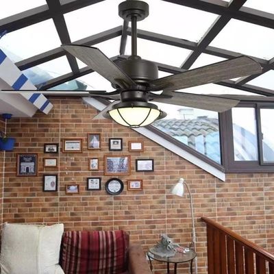 Plywood Blades Waterproof Ceiling Fan With Light Weatherproof Fans (Açık Hava Durumuna Karşı Dayanıklı Fanlar)