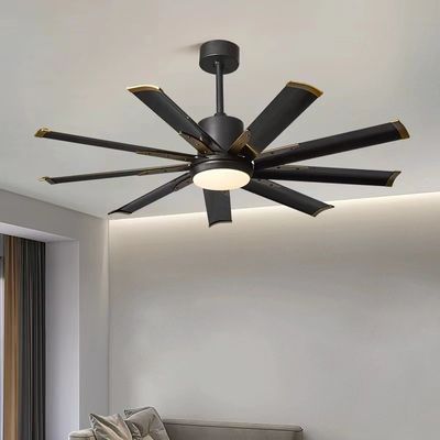 60 inç büyük depo tavan fanları uzaktan kumanda ile DC motor