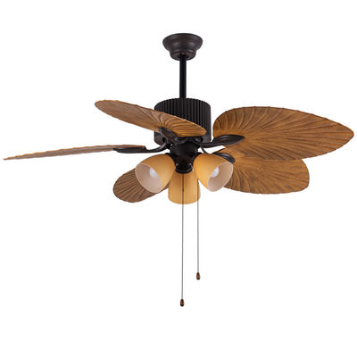 ABS Çiçek Tasarımı Tavan Ventilatörü 52 Inç Avrupa Tarzı Tavan Ventilatörleri