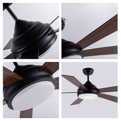 Modern 52 In LED Tavan Ventilatörü Amerikan Tavan Ventilatörü DC Motoru