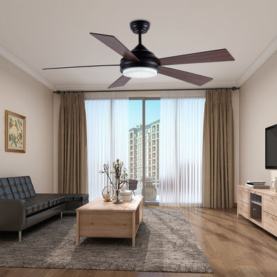 Modern 52 In LED Tavan Ventilatörü Amerikan Tavan Ventilatörü DC Motoru