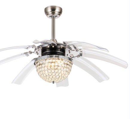 Modern 48 Inch 8 PC Blades Yüksek Kalite AC Motor LED Tavan Ventilatörü