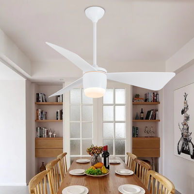 3 ABS Blades DC Tavan Ventilatörü 52 Inch With Light Americana Tavan Ventilatörü