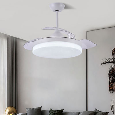 3 Renk Düzenlenebilir Çanakkale Tavan Ventilatörü Lamba 36 Inç Uzaktan Kumanda Görünmez Tavan Ventilatörü Işıkla