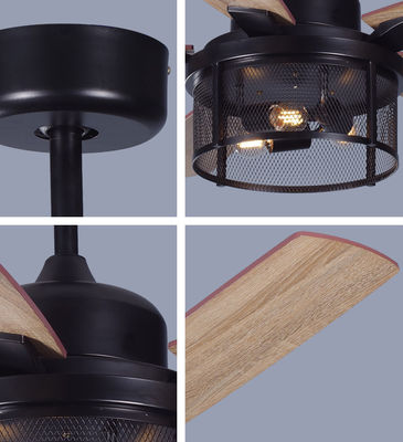 ECO 52In Amerikan Tavan Ventilatörleri Plywood Blades Işıklı Uzaktan Tavan Ventilatörü