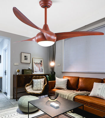 Renk değiştirici modern LED tavan vantilatörü 52 Inch Flush Mount Tavan Ventilatörü