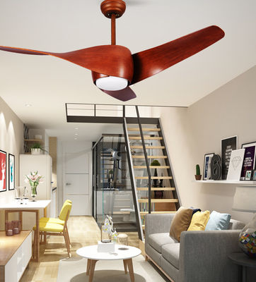 52ABS'li Avrupa Tavan Ventilatörleri Yatak Odası için Düşük Gürültülü Uzaktan Kumanda