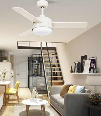 Beyaz 52in Salon Yatak Odaları için Modern Tavan Fanları