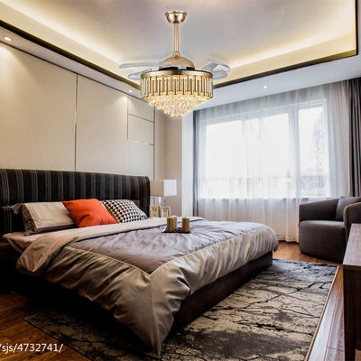 Çekilebilir Ventilatör Şamdanı Çekilebilir Kılıçlı 52 Inç Ventilatör