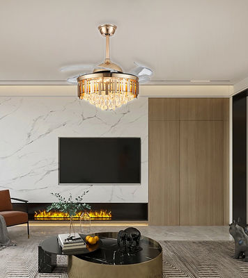 52Bladeless Led Ceiling Fan Light With Retractable Blades (Kırılabilir bıçaklı LED tavan fan lambası)