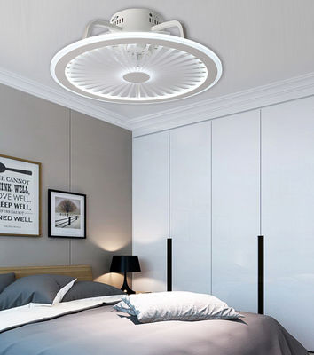 LED ışığı ile 3 bıçağı olan flush bladeless tavan fanı