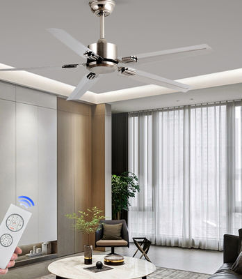 Gümüş Modern LED Tavan Ventilatörü ECO 52 3 Blade Tavan Ventilatörü