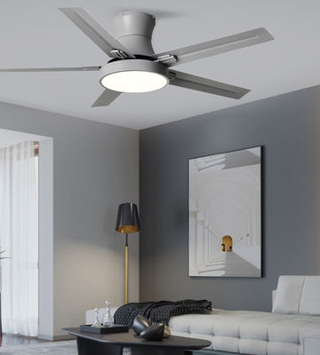 ABS Blades 52 Inch Tavan Ventilatörü Uzaktan Yönlendirilmiş Modern Salon Ventilatörü