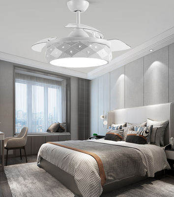 Çekici ECO Katlanabilir Blade Fan Beyaz 42inç Çatı Ventilatörü Işıklı