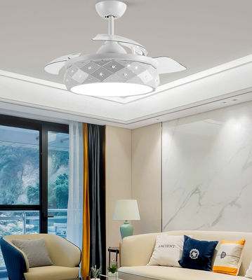 Çekici ECO Katlanabilir Blade Fan Beyaz 42inç Çatı Ventilatörü Işıklı