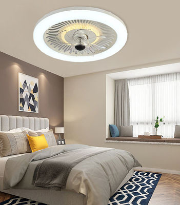 Çekilebilir Akıllı Bladeless Tavan Ventilatörü Fandelier Yatak Odası için Landelier Ventilatörü