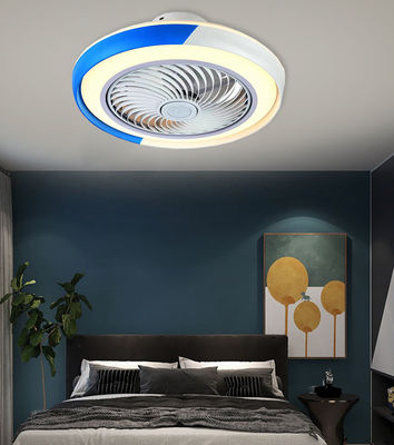 Mavi ve Beyaz Kristal Tavan Ventilatörü