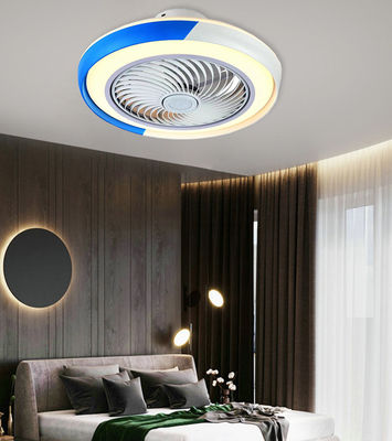 Mavi ve Beyaz Kristal Tavan Ventilatörü